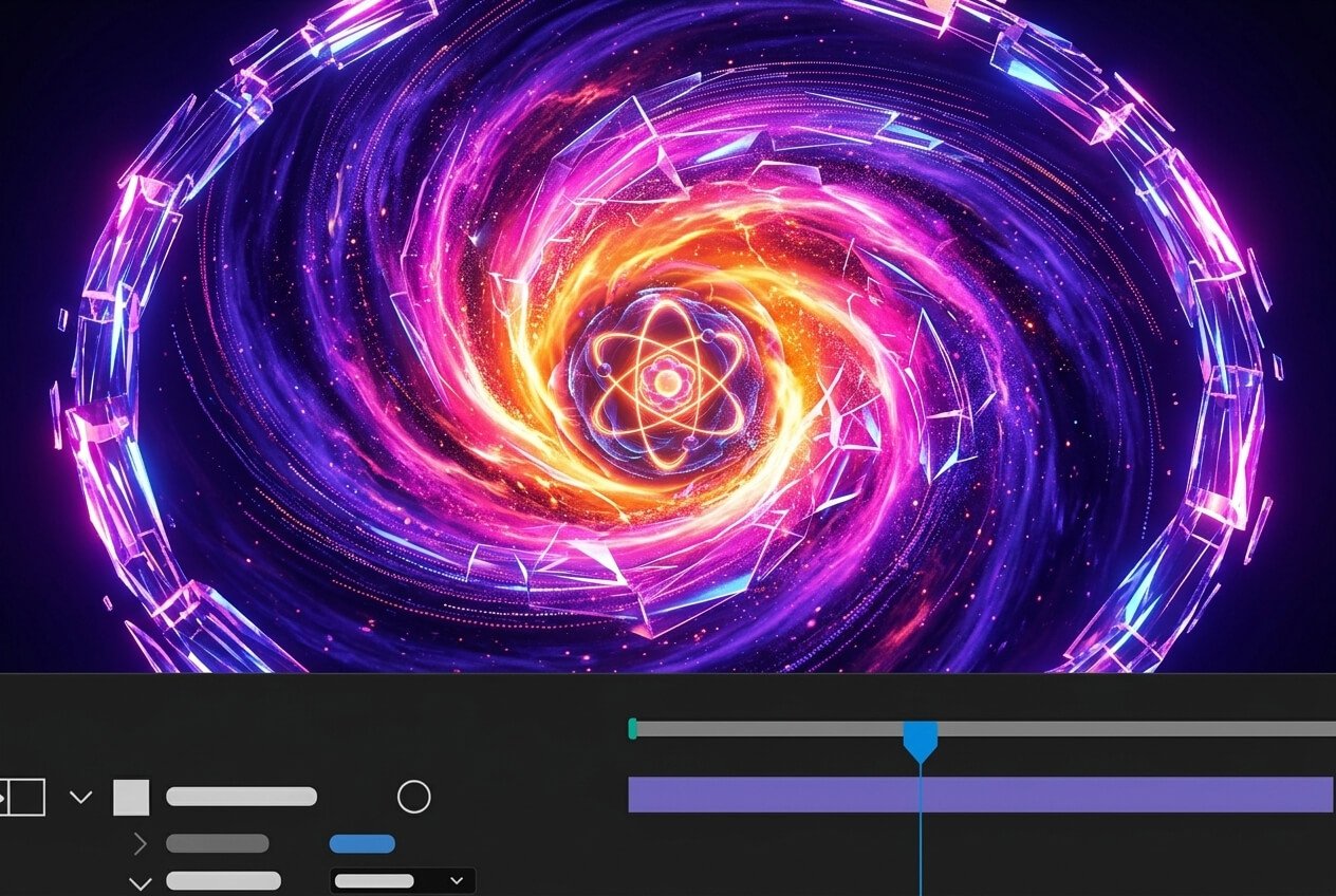 Adobe After Effects 2026 Advanced 3D Particle Effects and Atomic Motion Graphics rendering
