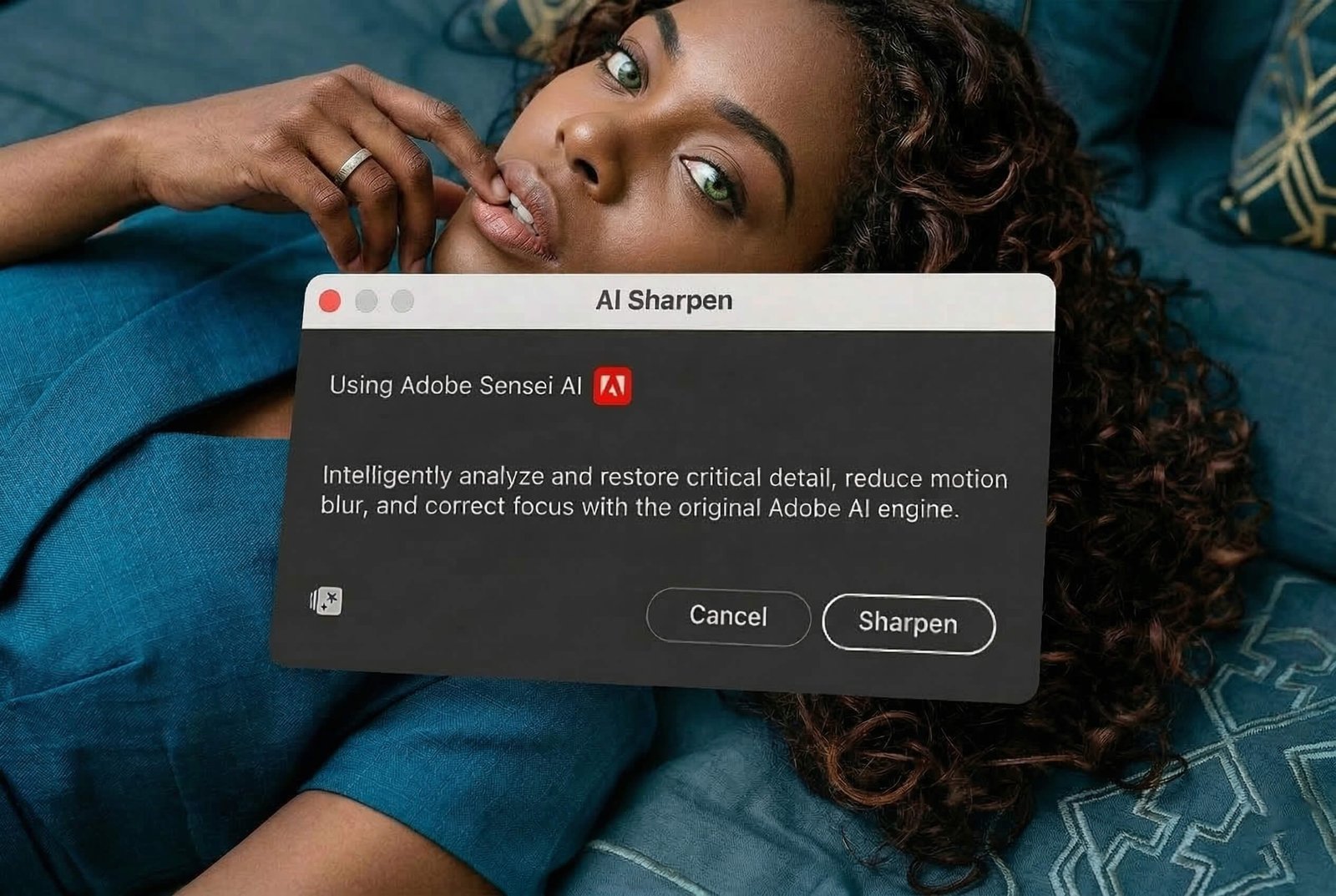 Photoshop 2026 AI Sensei Engine - Intelligently restore and sharpen images