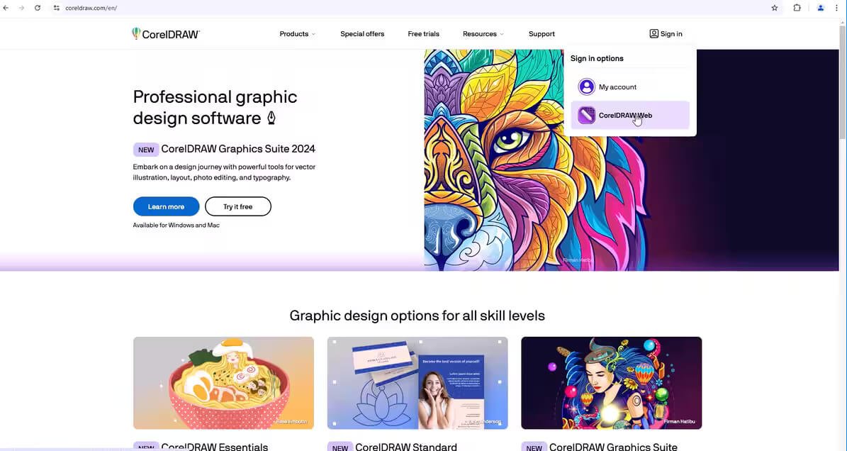 CorelDRAW Graphics Suite 2025 Cover