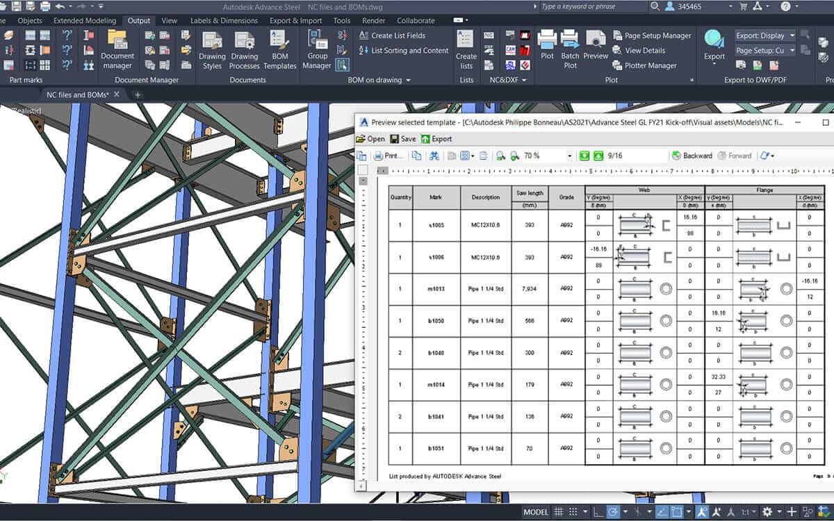 Autodesk Advance Steel 2026 Overview