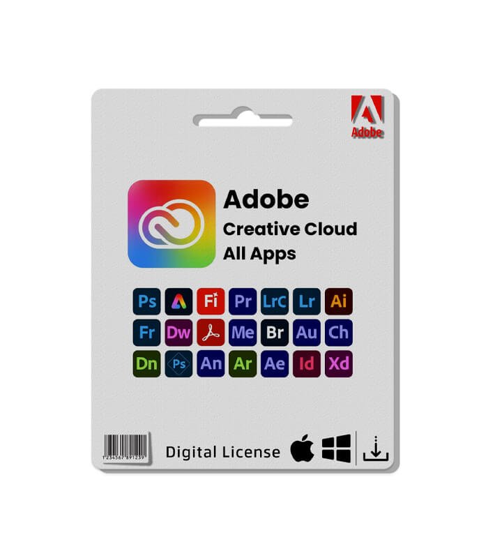 Adobe Creative Cloud All Apps 1 month subscription with access to all Adobe software. Adobe Creative Cloud All Apps 1 Month Subscription