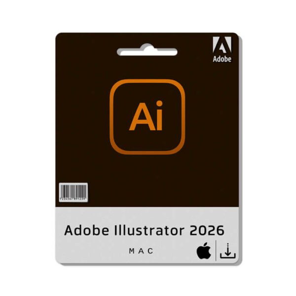 Adobe Illustrator 2026 software for Mac for creating vector graphics and illustrations.