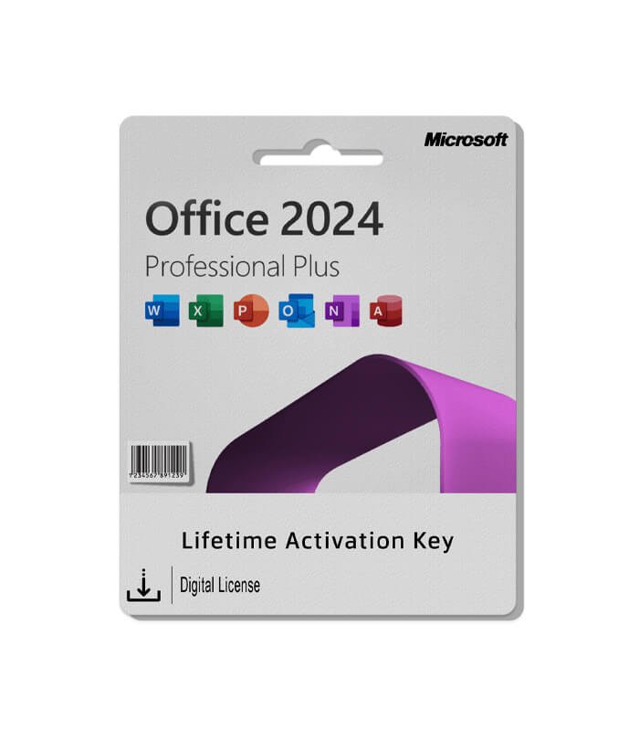 Microsoft Office Professional Plus 2024 Microsoft Office Professional Plus 2024 suite including Word, Excel, PowerPoint, Outlook, and Teams.